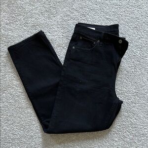 GAP 90s Straight High Rise Jeans in Black